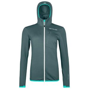 Ortovox - Women's Fleece Light Grid Hooded Jacket - Fleecevest, blauw