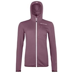 Ortovox - Women's Fleece Light Grid Hooded Jacket - Fleecevest, purper