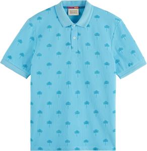 Scotch & Soda Poloshirt Herren Poloshirt - Allover-Print "Mini AOP Polo