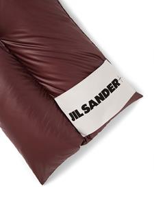 jilsander Jil Sander Sjaal met logopatch - Rood