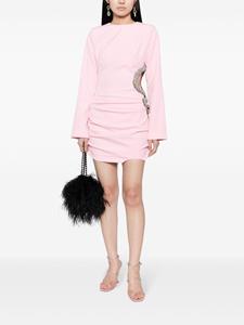 Rachel Gilbert Farley cut out-detail minidress - Roze
