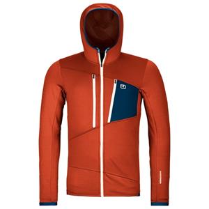 Ortovox Heren Fleece Grid Hoodie Vest