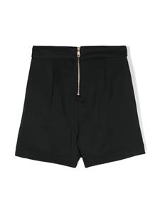 balmainkids Balmain Kids Twill shorts - Zwart