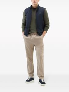 Woolrich Trui met geborduurd logo - Groen