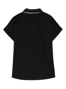 Herno Katoenen poloshirt - Zwart