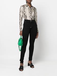 philippplein Philipp Plein High waist bikerjeans - Zwart