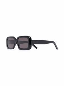 saintlaurenteyewear Saint Laurent Eyewear Zonnebril met vierkant montuur - Zwart