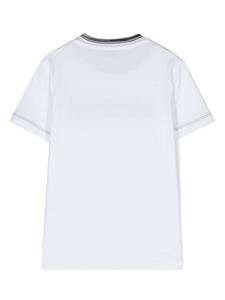 missonikids Missoni Kids Katoenen T-shirt met logopatch - Wit