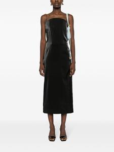 Jacquemus La Robe Carino midi-jurk - Zwart