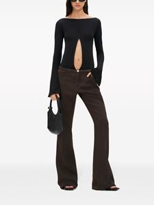 Courrèges Relax bootcut broek - Bruin