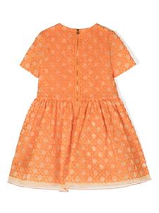 mimisol Mi Mi Sol Jurk met strikdetail - Oranje