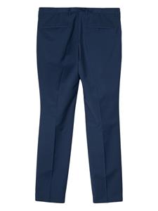 HUGO Plooibroek met toelopende pijpen - Blauw