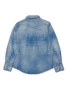 dsquared2kids DSQUARED2 KIDS Spijkerjack met print - Blauw
