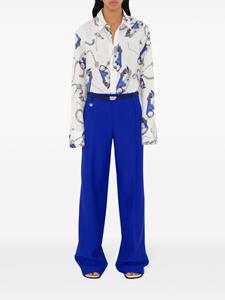 Burberry Wollen pantalon - Blauw