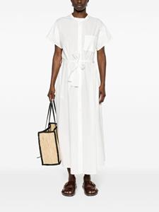 forteforte Forte Forte Blousejurk met bandkraag - Wit