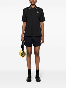 Moncler Poloshirt met logopatch - Zwart