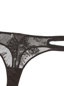 fleurdumal Fleur Du Mal String van kant - Zwart