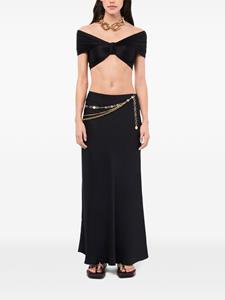Rabanne Maxi-rok met kettingdetail - Zwart