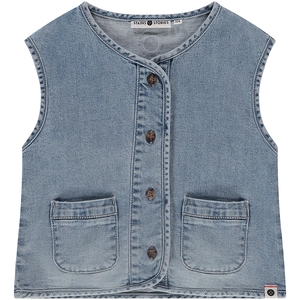 Spijker gilet (blue denim)