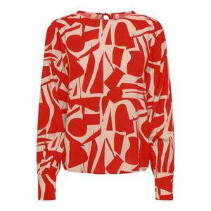 ONLY Shirtbluse "ONLHALIA L/S O-NECK TOP PTM"