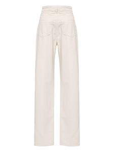 Reformation Wilder high waist straight jeans - Beige