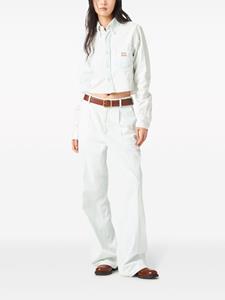 miumiu Miu Miu Chambray straight jeans - Blauw