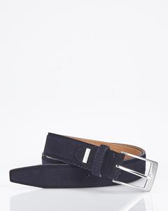Profuomo Riem Suede Donker Blauw