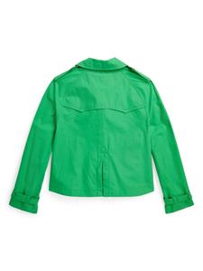 Ralph Lauren Kids Korte trenchcoat - Groen