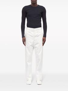 mm6maisonmargiela MM6 Maison Margiela Mid waist straight broek - Wit