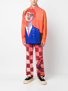 KidSuper Ribfluwelen broek - Rood