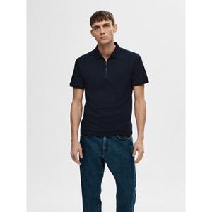 SELECTED HOMME Poloshirt SLHFAVE ZIP SS POLO NOOS