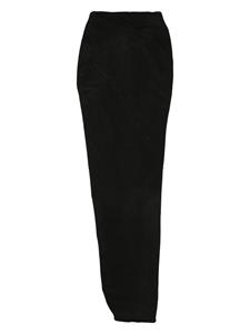 rickowensdrkshdw Rick Owens DRKSHDW EDFU asymmetrische denim rok - Zwart