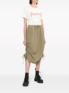 izzue Midi-rok met trekkoord - Beige