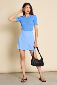JAN N JUNE JAN 'N JUNE Damen vegan Minirock Filia Azurblau