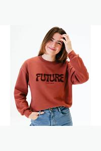 Clotsy Damen vegan Pullover Future Bordeaux