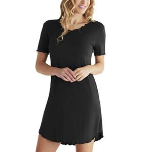 Damella Bamboo Plain Short Sleeve Nightdress 
