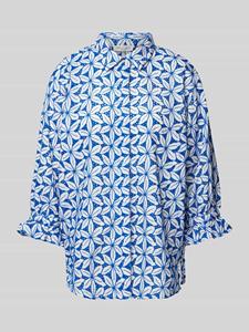 Christian Berg Woman Blouse met all-over motief