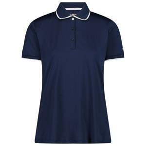 CMP  Women's Polo Stretch Piquet - Poloshirt, blauw