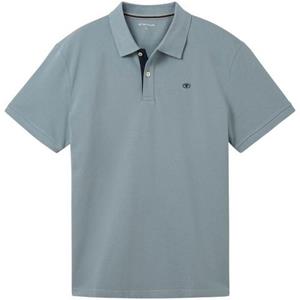 TOM TAILOR T-Shirt basic polo with contrast