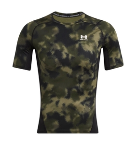 Under Armour Heatgear Printed Compressieshirt Heren L