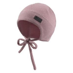 Sterntaler Beanie wafel piqué mat roze