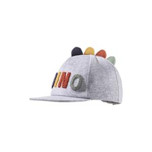 Sterntaler Baseballcap Dino zilver melange