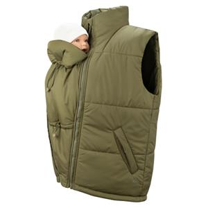 Mamalila - Trageweste Stockholm - Synthetische bodywarmer, olijfgroen
