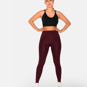 Zebdia Women Seamless Leggings, Kleur: Rood Tasting