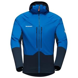 Mammut - Eiger Nordwand Midlayer Hybrid Hooded Jacket - Softshelljack, blauw