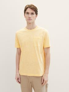 TOM TAILOR T-Shirt T-Shirt in Melange Optik
