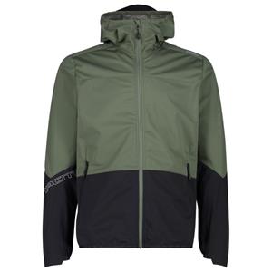 CMP  Jacket Fix Hood Poly Pongee - Softshelljack, olijfgroen/zwart