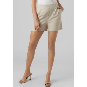 Vero Moda Regular fit korte broek van een mix van viscose en linnen, model 'JESMILO'