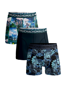 Muchachomalo Jongens 3-pack boxershorts elebudha virtualreality