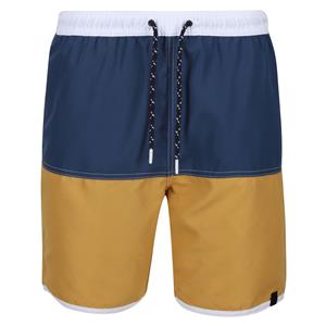 Regatta Heren Benicio Zwemshorts (Donker denim/goudkleurig stro)
